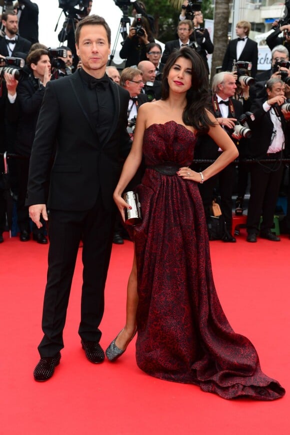 Reem Kherici et Stéphane Rousseau sur le tapis rouge du Festival de Cannes le 16 mai 2013