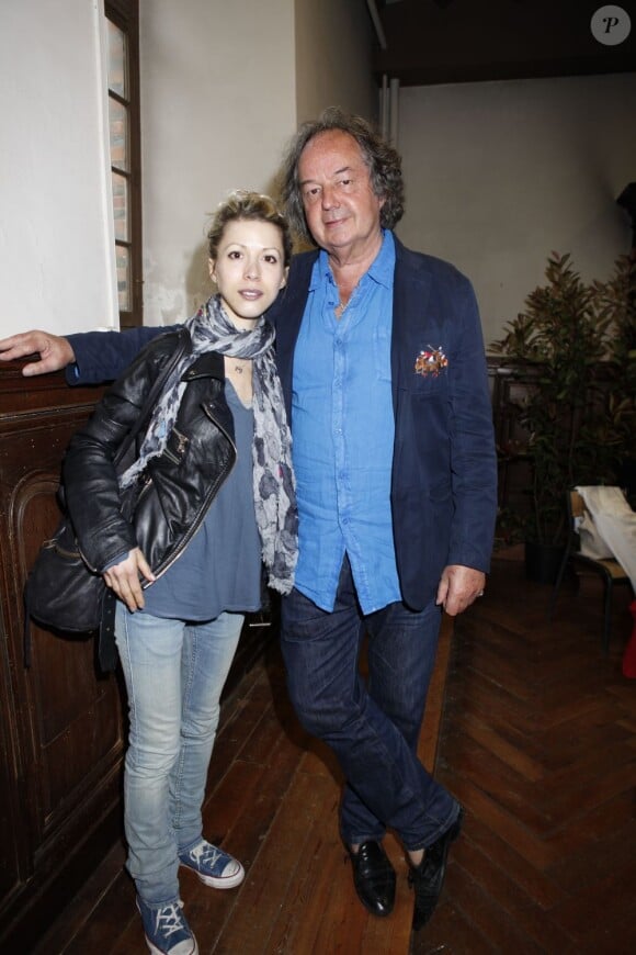 Tristane Banon et Gonzage Saint Bris au Salon du livre de Verneuil-sur-Avre, le 9 juin 2013.