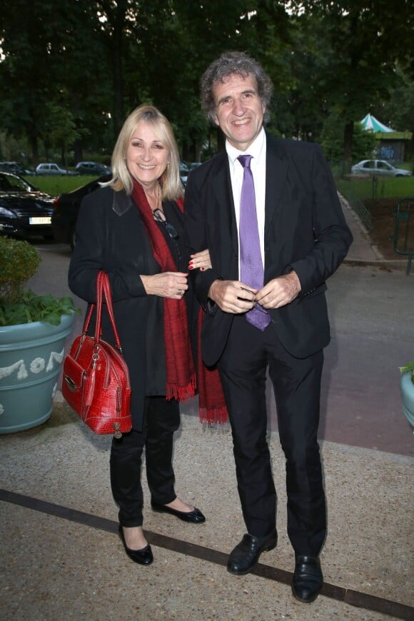 Julie et Gerard Leclerc lors de la soirée "La charcuterie fait son show" au Chalet du Lac à Paris le 10 juin 2013.