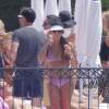 Tamara Ecclestone sur l'une des terrasses du Grand Hôtel du Cap Ferrat le jour de son mariage, le 11 juin 2013