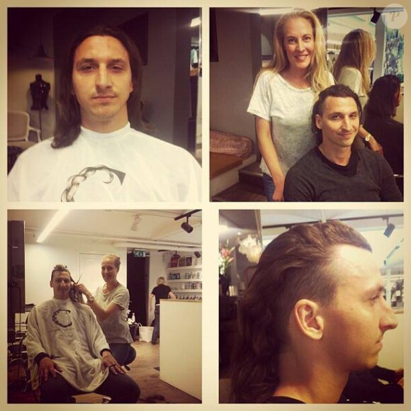 Zlatan Ibrahimovic dévoile sa nouvelle coupe de cheveux...