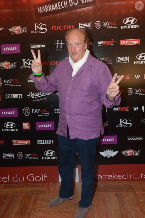 Bernard Farcy à l'after show du festival Marrakech du rire, le 8 juin 2013 à l'Hôtel du golf de Marrakech.