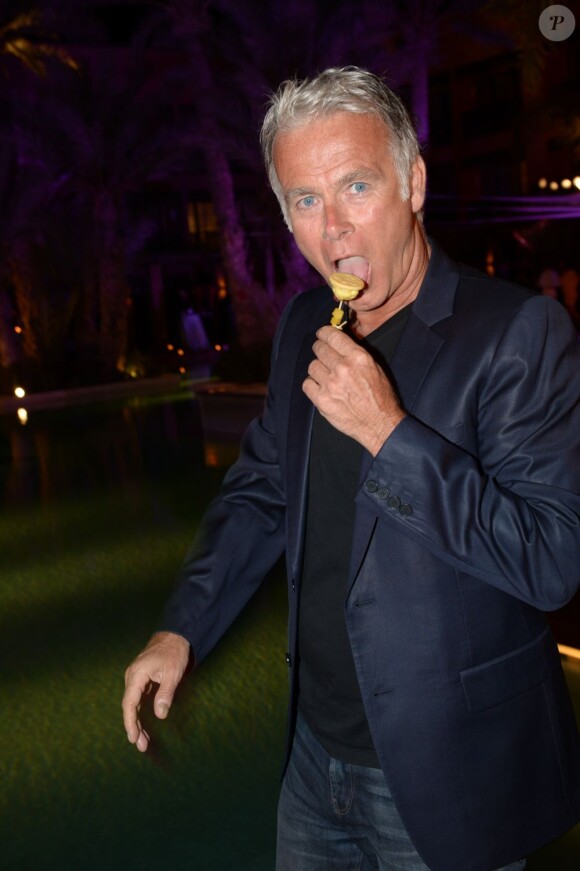 Franck Dubosc à l'after show du festival Marrakech du rire, le 8 juin 2013 à l'Hôtel du golf de Marrakech.