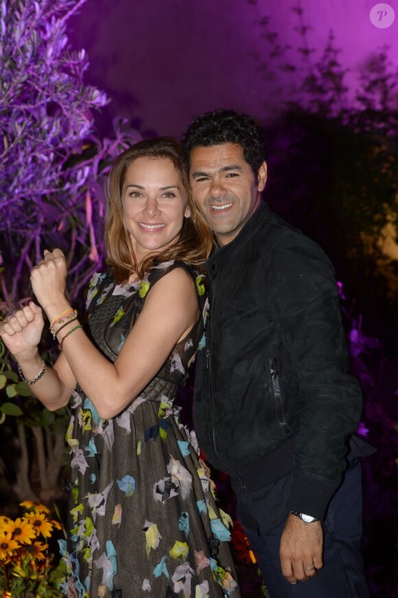 Jamel Debbouze et Mélissa Theuriau à l'after show du festival Marrakech du rire, le 8 juin 2013 à l'Hôtel du golf de Marrakech.