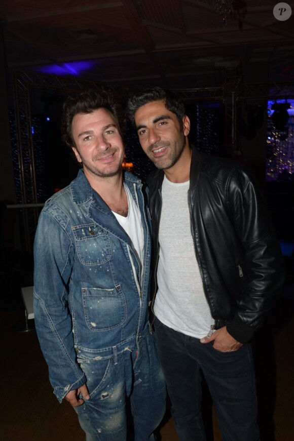 Michaël Youn et Ary Abittan à l'after show du festival Marrakech du rire, le 8 juin 2013 à l'Hôtel du golf de Marrakech.
