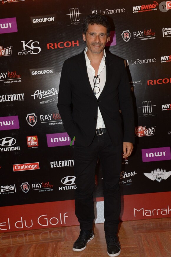 Pascal Elbé à l'after show du festival Marrakech du rire, le 8 juin 2013 à l'Hôtel du golf de Marrakech.