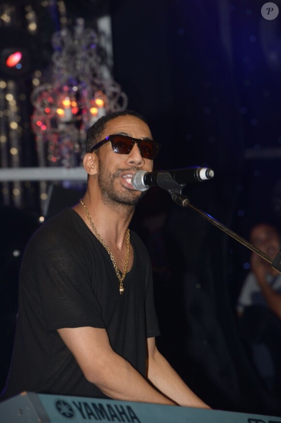 Le rappeur Ryan Leslie à l'after show du festival Marrakech du rire, le 8 juin 2013 à l'Hôtel du golf de Marrakech.