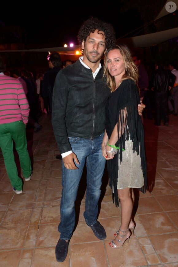 Tomer Sisley et Agathe de La Fontaine à l'after show du festival Marrakech du rire, le 8 juin 2013 à l'Hôtel du golf de Marrakech.
