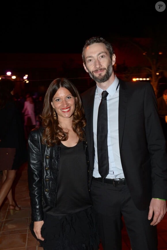 Vincent Desagnat et sa compagne à l'after show du festival Marrakech du rire, le 8 juin 2013 à l'Hôtel du golf de Marrakech.