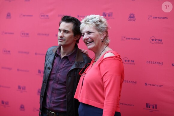Olivier Martinez, Sophie Dulac lors de la soirée d'ouverture du Champs-Elysées Film Festival et la présentation du film Struck, au cinéma Publicis à Paris le 12 juin 2013