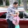 Ben Affleck va chercher sa fille Violet à l'école à Brentwood, le 11 juin 2013.