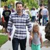 Ben Affleck va chercher sa fille Violet à l'école à Brentwood, le 11 juin 2013.