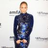 Jennifer Lopez au gala de l'amfAR dont le but est de récolter des fonds pour la recherche contre le sida. A New York le 13 juin 2013.