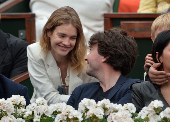 Antoine Arnault et Natalia Vodianova à Roland-Garros le 9 juin 2013