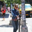 Katie Holmes dans le quartier de SoHo à New York, le 14 juin 2013.