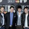 Mumford & Sons aux Brit Awards à Londres, le 20 février 2013.