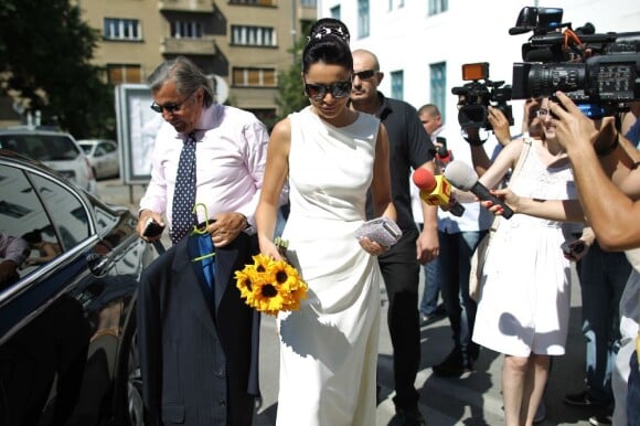Ilie Nastase et Brigitte Sfat se sont dit oui à Timisoara en Roumanie le 17 juin 2013