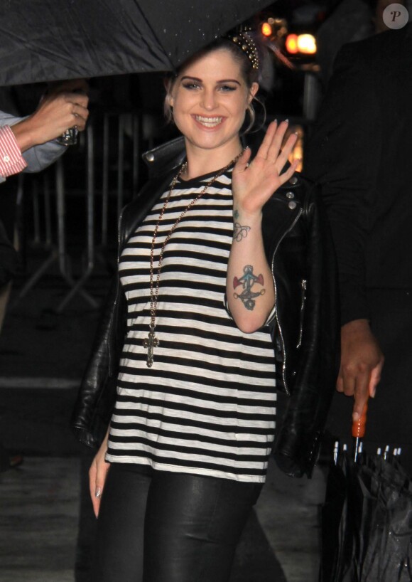 Kelly Osbourne arrive à l'avant-première du film "The MDNA Tour" au Paris Theatre à New York, le 18 juin 2013.