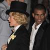 Madonna et son compagnon Brahim Zaibat arrivent à l'avant-première du film "The MDNA Tour" au Paris Theatre à New York, le 18 juin 2013.