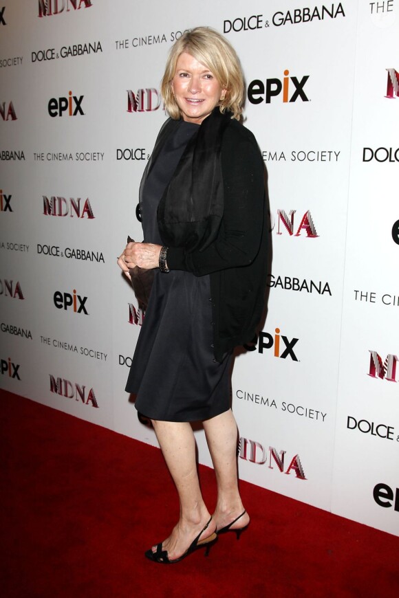 Martha Stewart à l'avant-première du film "The MDNA Tour" au Paris Theatre à New York, le 18 juin 2013.