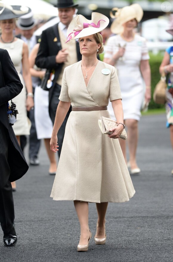 La comtesse Sophie de Wessex au Royal Ascot le 19 juin 2013