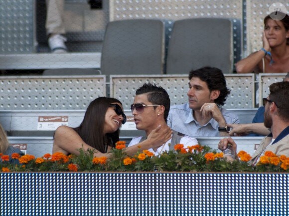 Cristiano Ronaldo et Irina Shayk à Madrid le 10 mai 2013.