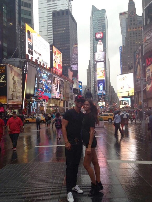 Cristiano Ronaldo et sa compagne Irina Shayk à New York mercredi 19 juin 2013.