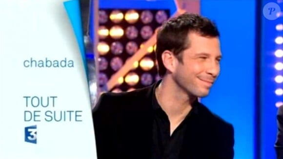Alex Beaupain sur le plateau de "Chabada", spéciale Gilbert Bécaud dimanche 23 juin 2013 à 17h sur France 3.