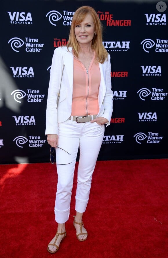 Marg Helgenberger lors de la projection du film Lone Ranger à Los Angeles le 22 juin 2013