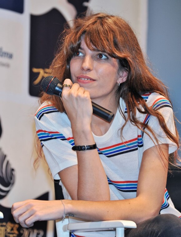 Lou Doillon lors de la conférence de presse du film Un enfant de toi, au Festival du film français au Japon, à Tokyo le 23 juin 2013