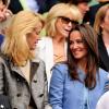 Pippa Middleton dans la loge royale lors de la première journée de Wimbledon  au All England Lawn Tennis and Croquet Club de Londres le 24 juin 2013