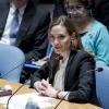 Angelina Jolie défend la cause des femmes violées en temps de guerre à à l'ONU à New York le 24 juin 2013.
