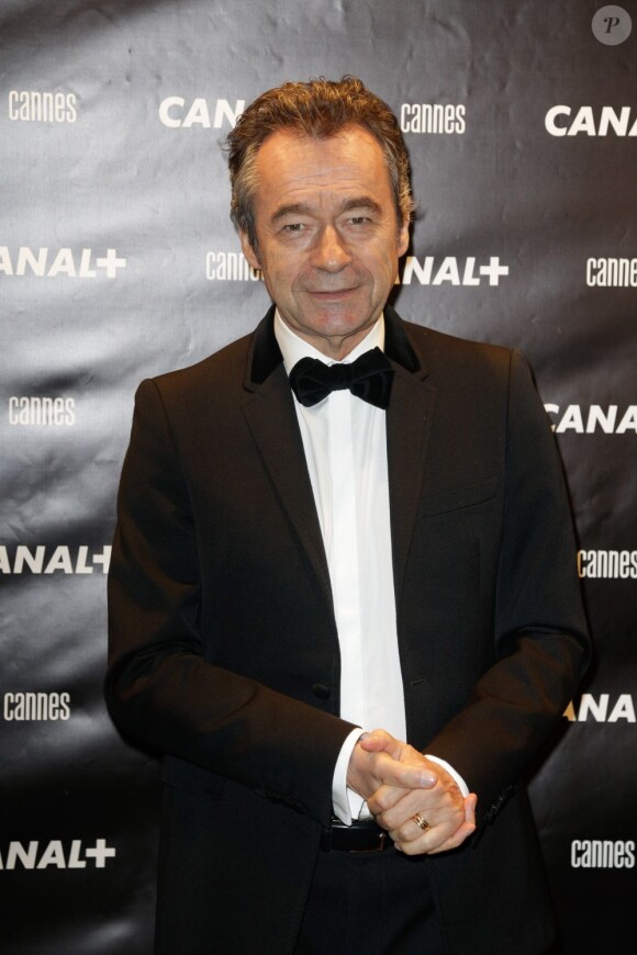 Michel Denisot lors de la soirée Canal+ à Cannes, le 17 mai 2013.