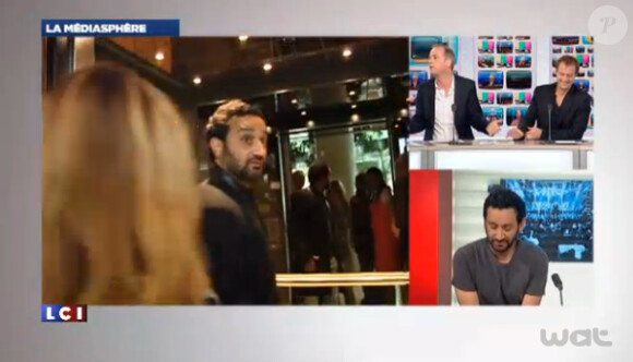 Cyril Hanouna dans la médiasphère d'LCI, le 24 juin 2013.