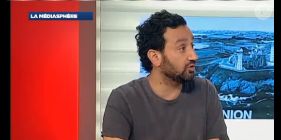 L'animateur Cyril Hanouna dans la médiasphère d'LCI, le 24 juin 2013.