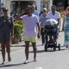 Tamara Ecclestone et son mari Jay Rutland accompagnés de Petra Ecclestone, son mari James Stunt et leur fille Lavinia profitent de leurs vacances à Capri, le 25 juin 2013