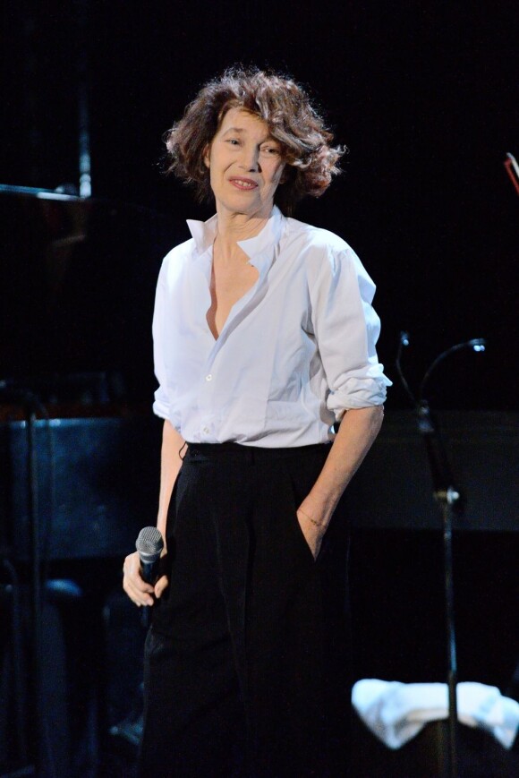 Jane Birkin en concert à La Cigale à Paris, le 26 juin 2013.