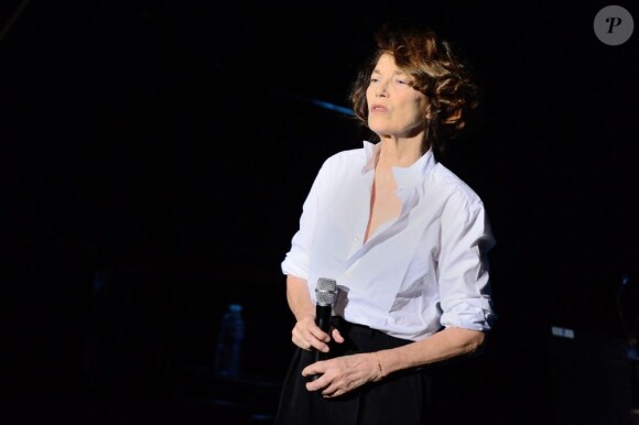 Jane Birkin était en concert à Paris, le 26 juin 2013.