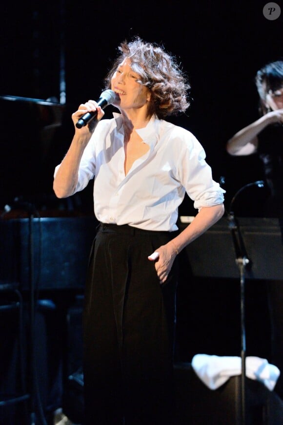 Jane Birkin s'est produite sur la scène de La Cigale à Paris, le 26 juin 2013.