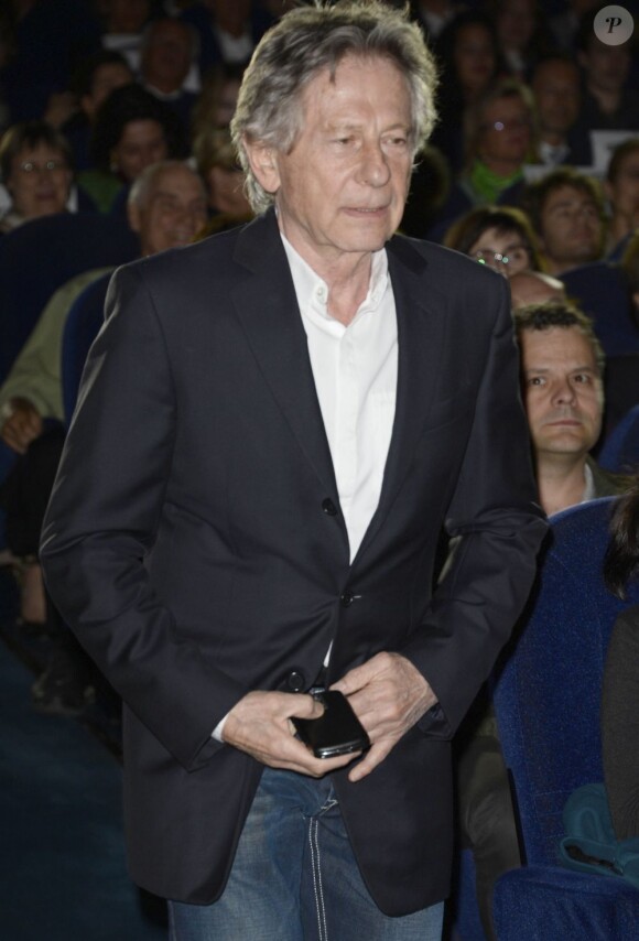 Roman Polanski à la première du film La Vénus à la fourrure à l'occasion de l'ouverture du festival Paris Cinéma à Paris, le 27 juin 2013.