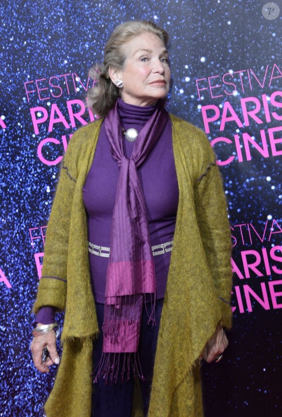 Alexandra Stewart à la première du film La Vénus à la fourrure à l'occasion de l'ouverture du festival Paris Cinéma à Paris, le 27 juin 2013.