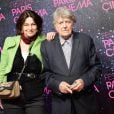 Jean-Pierre Mocky et sa femme Patricia à la première du film La Vénus à la fourrure à l'occasion de l'ouverture du festival Paris Cinéma à Paris, le 27 juin 2013.