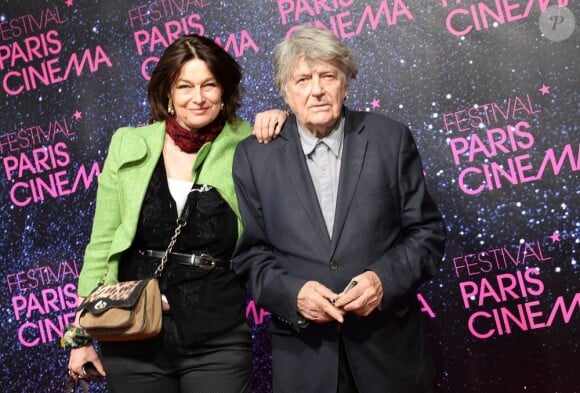 Jean-Pierre Mocky et sa femme Patricia à la première du film La Vénus à la fourrure à l'occasion de l'ouverture du festival Paris Cinéma à Paris, le 27 juin 2013.