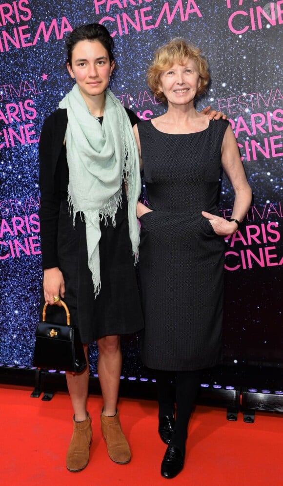 Aurore Clément à la première du film La Vénus à la fourrure à l'occasion de l'ouverture du festival Paris Cinéma à Paris, le 27 juin 2013.
