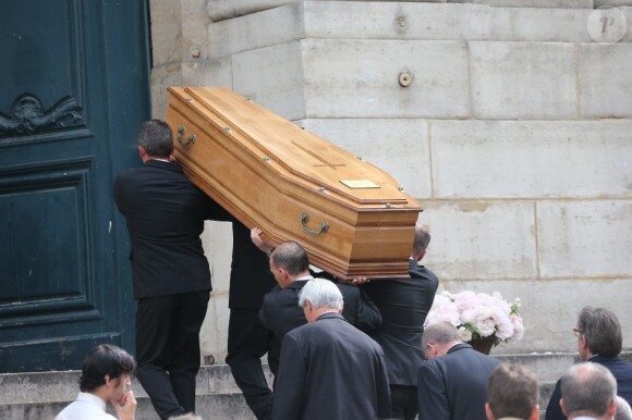 Les obsèques de Dominique Constanza en l'église Saint-Roch à Paris le 1er juillet 2013