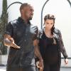 Le chanteur Kanye West et Kim Kardashian le 10 mai 2013 à Los Angeles.