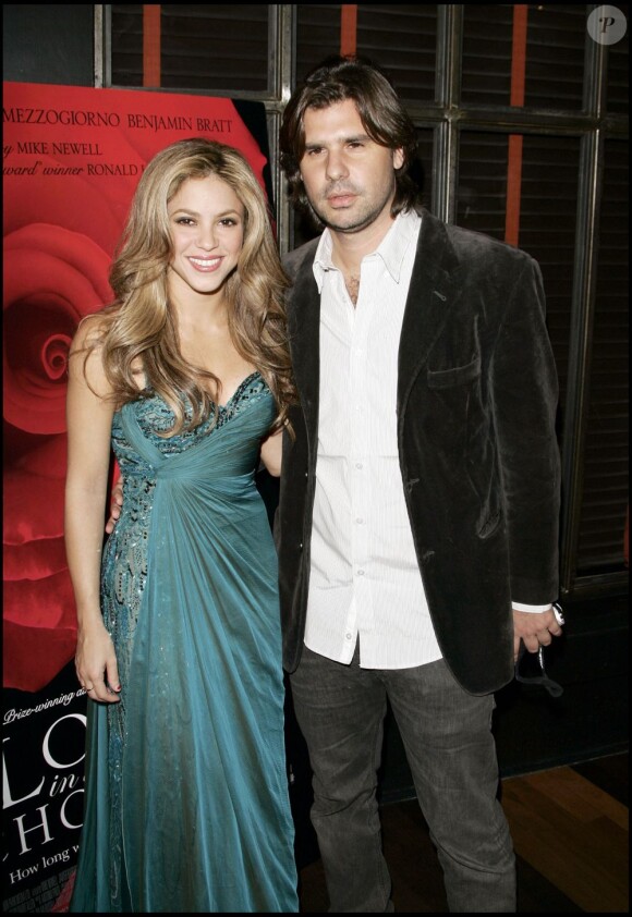 Shakira et Antonio De La Rua à Los Angeles, le 6 novembre 2007.