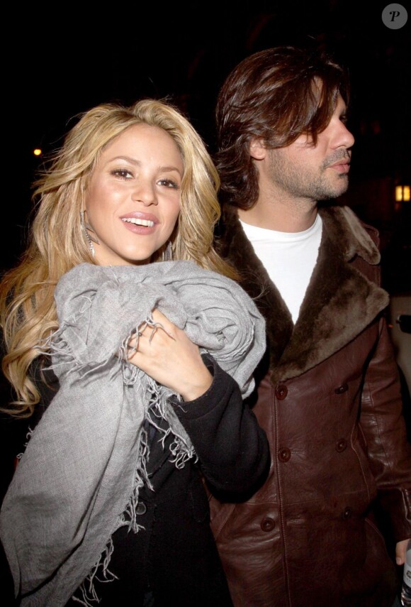 Shakira et son ex-petit ami Antonio De La Rua à New York, le 22 janvier 2010.