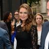 La princesse Madeleine de Suède arrive à l'hôtel Salomon de Rotschild pour assister au défilé Valentino. Paris, le 3 juillet 2013.