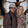 Amber Heard et Johnny Depp à la première de Rhum Express, à Paris, le 8 novembre 2011.